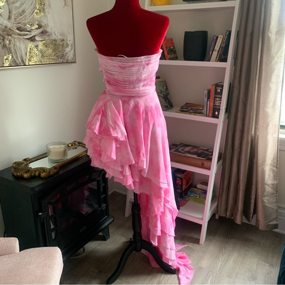 Bronx and Banco Pink Strapless Mini Dress - Picture 12 of 15